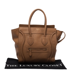 Pre Owned حقيبة سيلين ميكرو لاغيدج جلد ثلاثي اللون