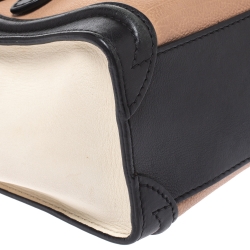 Pre Owned حقيبة يد سيلين لاغدغ نانو جلد ثلاثية اللون