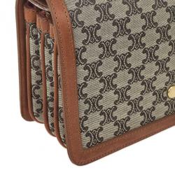 Pre Owned Celine Small Logo Shoulder Bag