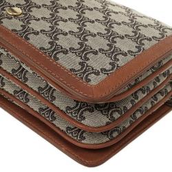 Pre Owned Celine Small Logo Shoulder Bag