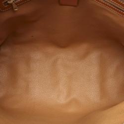 Pre Owned Celine Brown Macadam Canvas Tote Bag