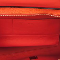 Pre Owned Celine Orange Large Trapeze Exotic Bag