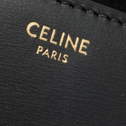 Pre Owned Celine Black Leather Small Classic Box Flap Bag
