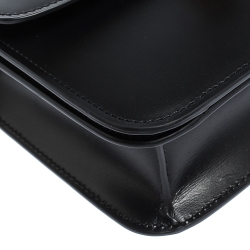 Pre Owned Celine Black Leather Small Classic Box Flap Bag