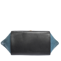 Pre Owned حقيبة سيلين ترابيز جلد أحمر وسويدي متوسطة