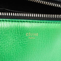 Pre Owned Celine Tri Color Leather Medium Edge Bag