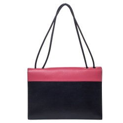 Pre Owned Celine Multicolor Leather Pocket Envelope Shoulder Bag