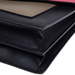 Pre Owned Celine Multicolor Leather Pocket Envelope Shoulder Bag