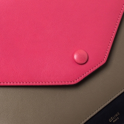 Pre Owned Celine Multicolor Leather Pocket Envelope Shoulder Bag