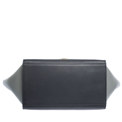 Pre Owned Celine Tri Color Leather Medium Trapeze Bag