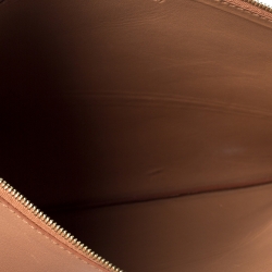 Pre Owned Celine Tan/Black Leather Solo Clutch Pouch