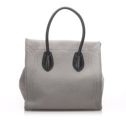 Celine Grey Canvas Luggage Phantom Tote Bag