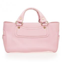 Pre Owned Celine Pink Leather Boogie Tote