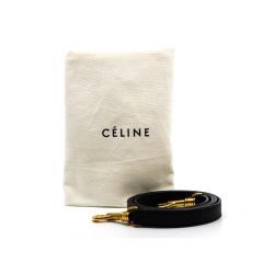 Pre Owned Celine Tri-Color Leather Nano Luggage Tote Bag