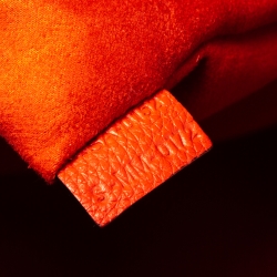 Pre Owned حقيبة يد سيلين ميني لاغيدج جلد برتقالي