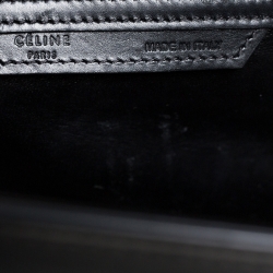 Pre Owned Celine Tri Color Leather Micro Luggage Tote