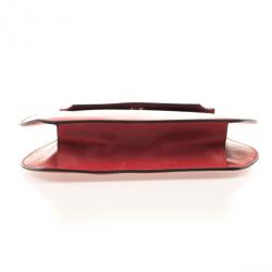 Pre Owned Celine Red Leather Top Handle