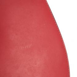 Pre Owned Celine Red Leather Top Handle
