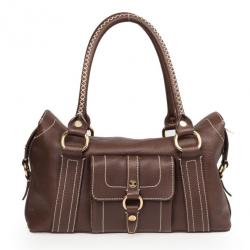 Pre Owned Celine Brown Leather Classic Tote