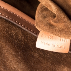 Pre Owned Celine Tan Leather Medium Phantom Luggage Tote