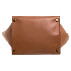 Pre Owned Celine Tan Leather Medium Phantom Luggage Tote