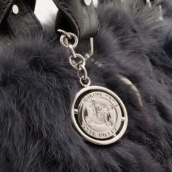 Pre Owned Celine Gray Fur Large Tote