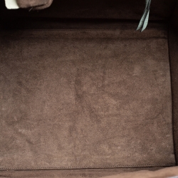 Pre Owned Celine Mint Green Leather Medium Phantom Luggage Tote