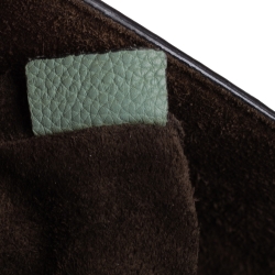 Pre Owned Celine Mint Green Leather Medium Phantom Luggage Tote