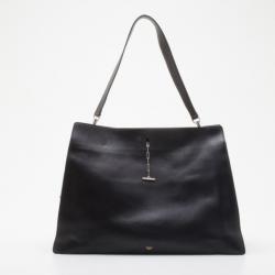 Pre Owned Celine Black Leather New Shoulder Bag 2012 Collection