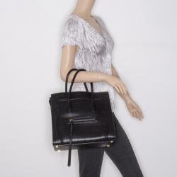 Pre Owned Celine Black Croc Embossed Phantom