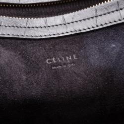 Pre Owned Celine Black Croc Embossed Phantom