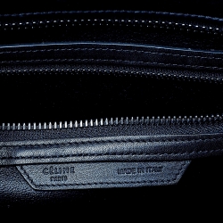 Pre Owned Celine Tri Color Leather Mini Luggage Tote