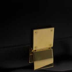 Pre Owned Celine Black Leather Classic Box Shoulder Bag