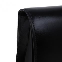 Pre Owned Celine Black Leather Classic Box Shoulder Bag