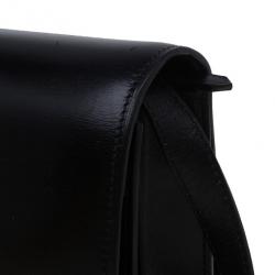 Pre Owned Celine Black Leather Classic Box Shoulder Bag