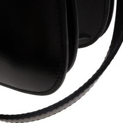 Pre Owned Celine Black Leather Classic Box Shoulder Bag