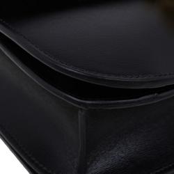 Pre Owned Celine Black Leather Classic Box Shoulder Bag