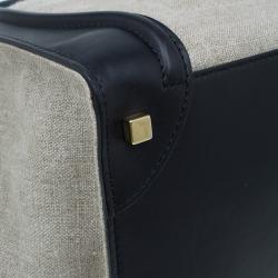 مملوكة مسبقًا Celine Tri Color Canvas/Leather Mini Luggage Tote Bag