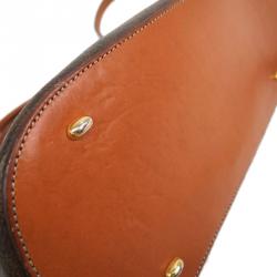 Pre Owned Celine Brown Vintage Monogram Macadam Boston 