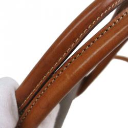Pre Owned Celine Brown Vintage Monogram Macadam Boston 