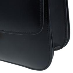 Pre Owned Celine Black Leather Medium Classic Box Shoulder Bag