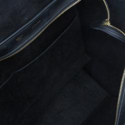 Pre Owned Celine Two Tone Leather Trapeze Bag