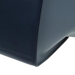 Pre Owned Celine Tricolor Calfskin Medium Trapeze Bag