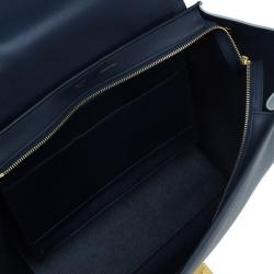 Pre Owned Celine Tricolor Calfskin Medium Trapeze Bag