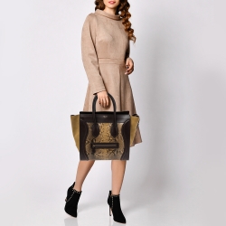 مملوكة مسبقًا حقيبة يد سيلين لاغيدج ميني جلد وسويدي وجلد ثعبان متعدد الألوان