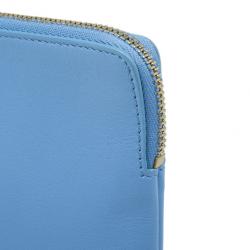 Pre Owned Celine Blue Leather Solo Clutch