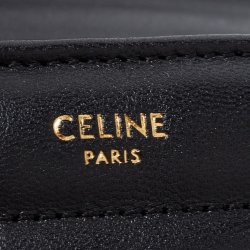 Pre Owned Celine Black Quilted Matelasse Leather Chain Shoulder Bag