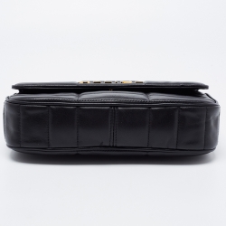 Pre Owned Celine Black Quilted Matelasse Leather Chain Shoulder Bag