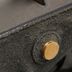 مملوكة مسبقًا Celine Grey Leather Mini Belt Top Handle Bag