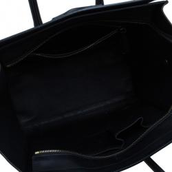 Pre Owned Celine Tricolor Smooth Leather Mini Luggage Tote